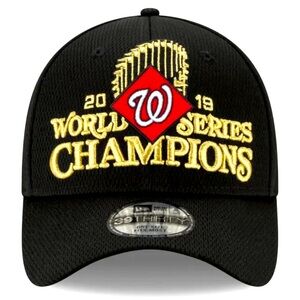 Washington Nationals New Era 39THIRTY 2019 World Series Champions Flex Hat -NWT